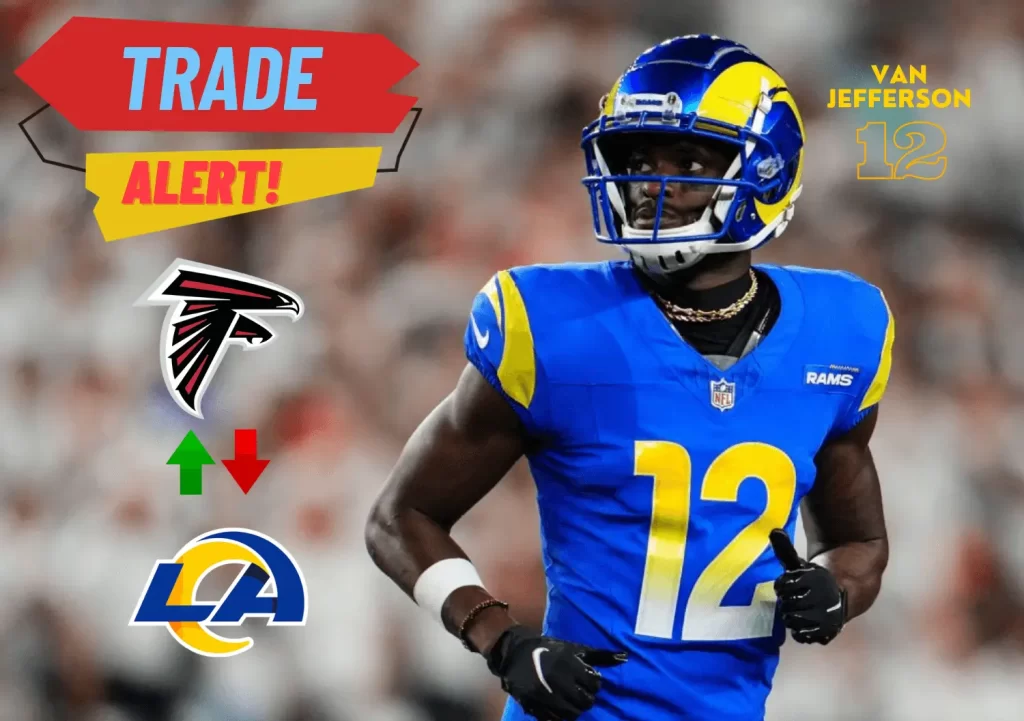 falcons acquire van jefferson in trade with rams