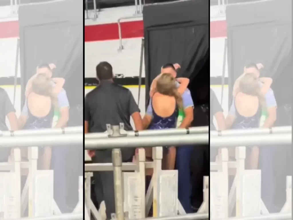 Taylor Swift Travis Kelce Kissing Moment at Buenos Aires Concert, Argentina