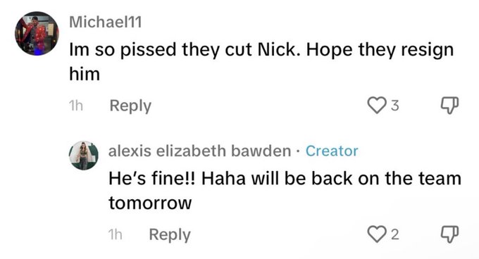 Nick Bawden's wife, Alexis, shares thoughts on Nick being Cut as Aaron Rodgers Returns