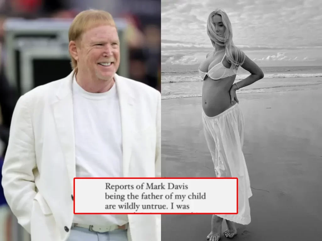 Influencer Hayden Hopkins Denies Raiders Owner Mark Davis as Father of Her Unborn Child