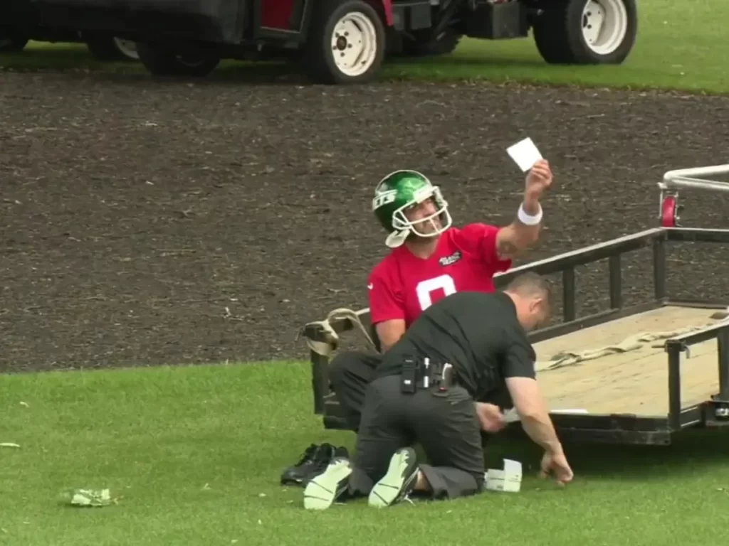 Is Aaron Rodgers Injured? Foot Treatment Video Raises Questions After Practice Session